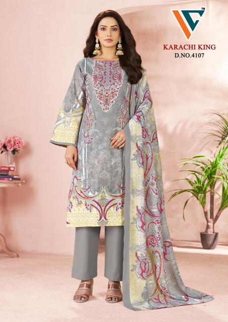 Vandana karachi king vol-41 non catalogue dress materials wholesale in surat